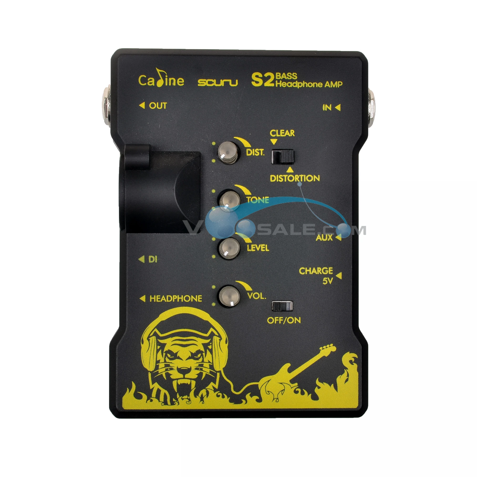 Caline S2 Bass Headphone AMP Guitar Accessories With XLR Cable Audio Connector XLR Output Recharge Headphone Use For Bass