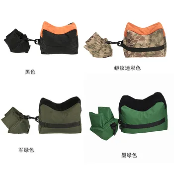 

New Outdoor Front Rear Bag Support Rifle Sandbag Set Portable Sniper Hunting Tactical Gun Rest Target Stand CS Shooting Bag