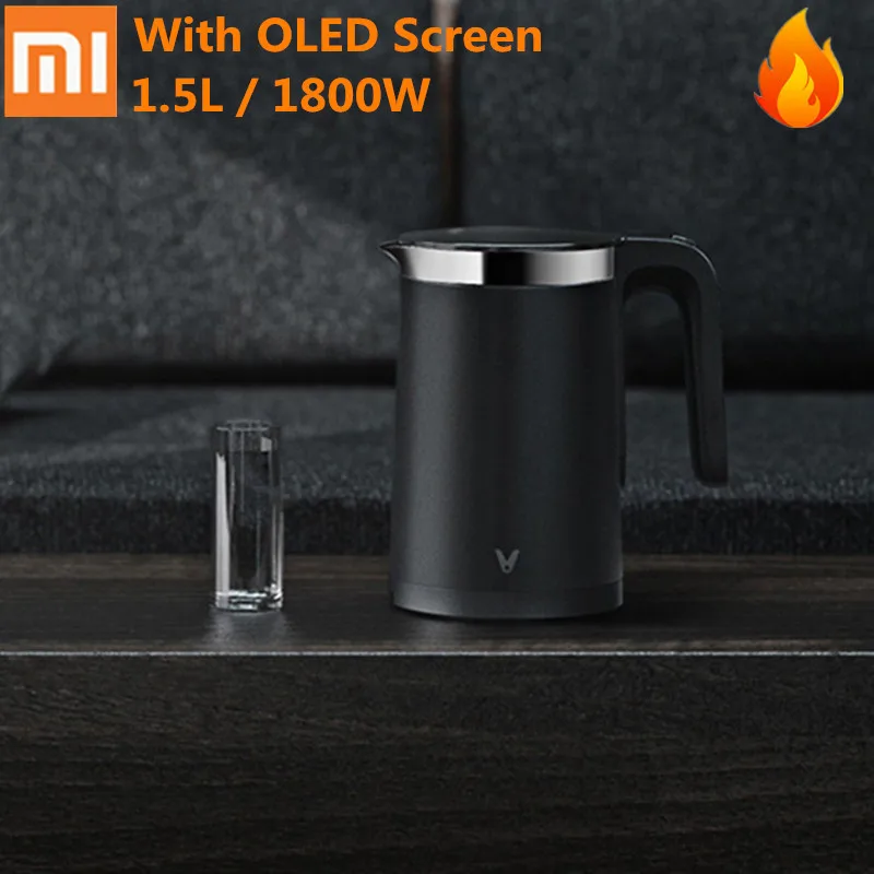  VIOMI Pro Electric Kettle 1.5L Smart Constant Thermostat 5min Fast Boiling OLED Auto Water Kettle P - 32990256322