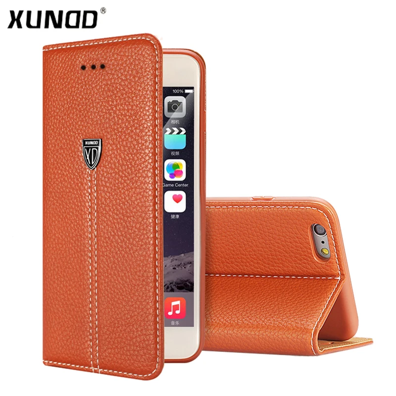 Xundd Роскошный чехол-кошелек для iPhone 6 6s Plus из искусственной кожи, флип-чехол для iPhone 7 7 Plus, чехол, fundas, слот для карт
