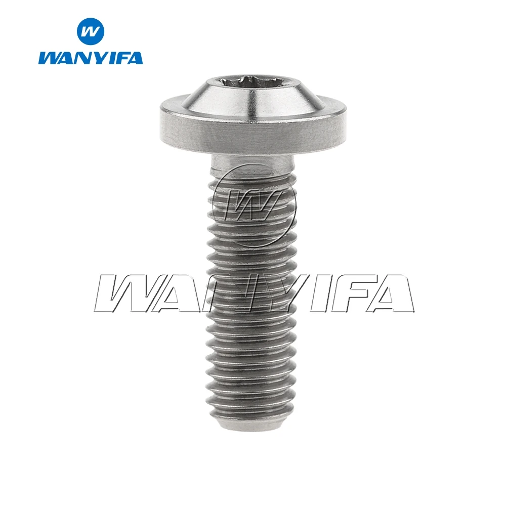 

Wanyifa Tianium Ti Bolts M8x20 M8x25mm Plum Head Disc Screw Motorcycle Bolt