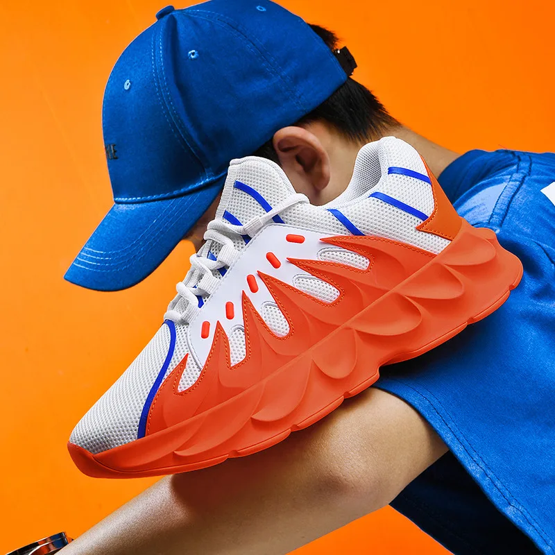 

Plus Size Men Air Cushion Casual Shoes Men Trend Breathable Sneakers Luxury Light Air 270 Lace Up Fashion Unisex Shoes Men