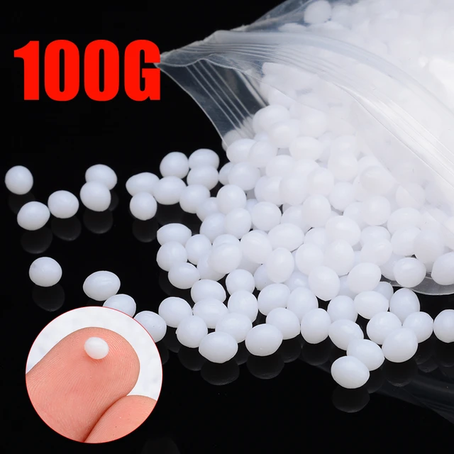 1 Bag of Polymorphs Plastic Pellets Thermoplastic Beads Pellets Mold-Able  Pellets Moldable Plastic Pellets