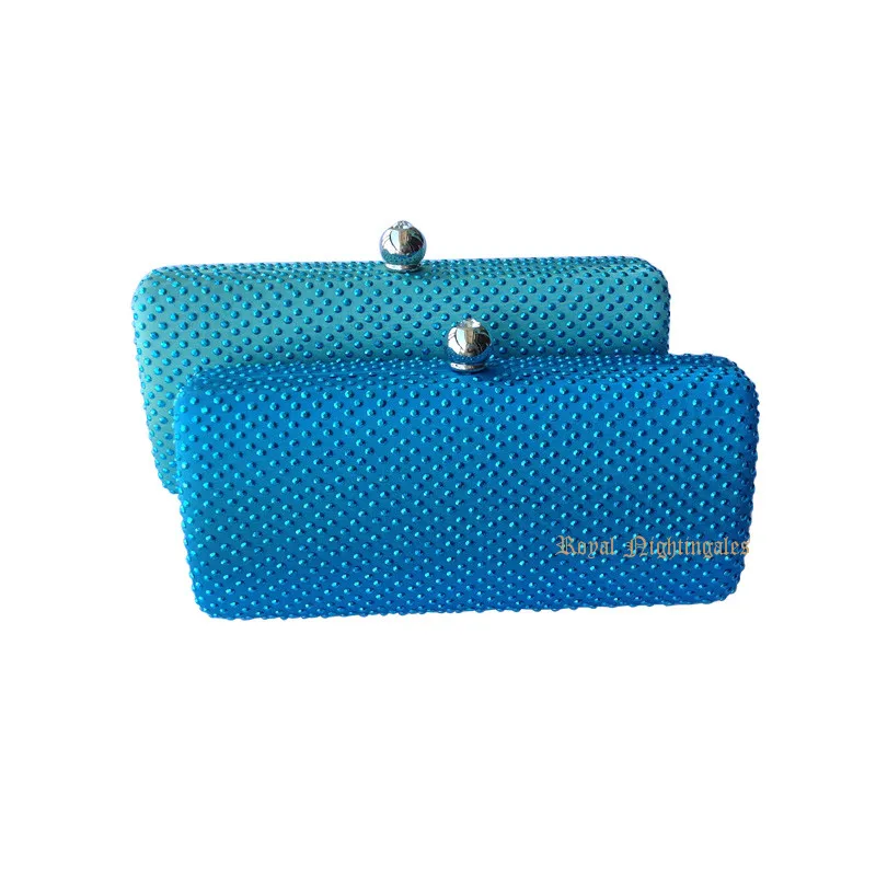 Cheap Hard Case Box Clutch Bag with Crystal Rhinestone Evening Bags for