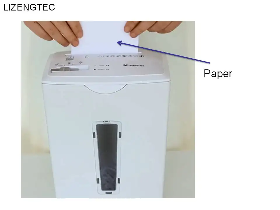 LIZENGTEC мини многофункциональная настольная электрическая бумага и шредер для карточек