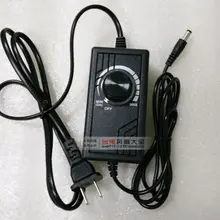 Адаптер с регулируемой мощностью 100-240 В до 3-12 В 2A Регулируемое напряжение бесступенчатый регулятор скорости источник питания 24 Вт