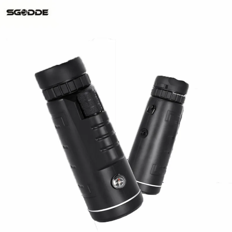 SGODDE 40X60 أحادي HD تلسكوب ثنائي لهجة المشي في الهواء الطلق صور ترايبود الهاتف كليب تهدف التخييم في الهواء الطلق معدات المحمولة