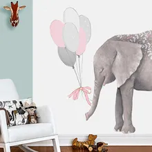 85*70 см 3D обои со слоном виниловая настенная наклейка DIY абстрактный плакат с животными в скандинавском стиле для детских комнат, гостиной, домашнего декора