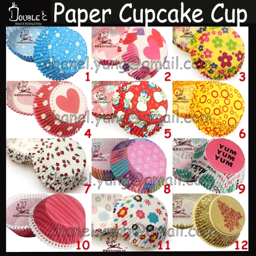 200pcs 2014 new design BAKING CUPS,Party Paper Cupcake custom cupcake