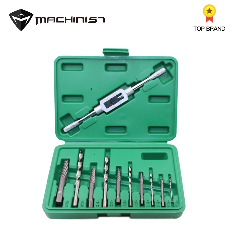 

11 piece/set broken wire extractor with high hardness Machine repair 3MM-10MM broken head screw extractor