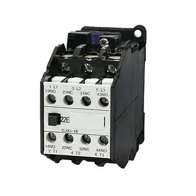 

2NO + 2NC AC Contactor 24V 50Hz 29V 60Hz Coil 2 Pole CJX1-16A