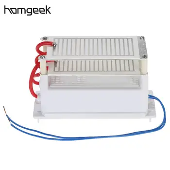 

Homgeek Portable Ozone Generator Double Plate Ozonizer Water Disinfection Treatment Air Purifier Air Water Generator