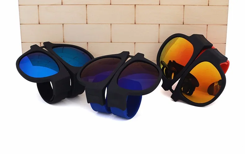 FONHCOO обжимные Модные солнцезащитные очки складные зеркальные pops поляризованные солнцезащитные очки модные повседневные очки Защита UV400