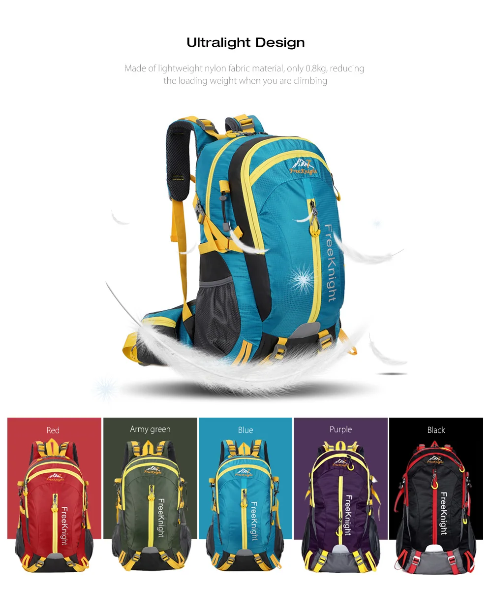 Free Knight FK0215 Outdoor 30L Nylon Water Resistant Backpack Mountaineering Camping Bag
