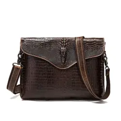 040418 новая популярная Высококачественная Мужская кожаная сумка через плечо Мужская модная сумка-мессенджер