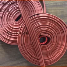 30 мм x 4 м 320 Вт 220 В промышленный лабораторный Электрический нагревательный силиконовый трубопровод тепловой сети ремень силиконовая резиновая труба нагреватель водонепроницаемый