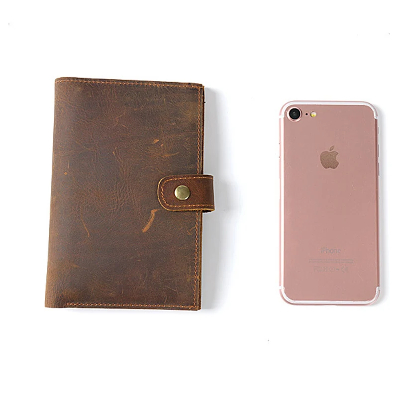 

Leather Card Pocket Wallet Genuine Leather Man Travel Standard Wallets