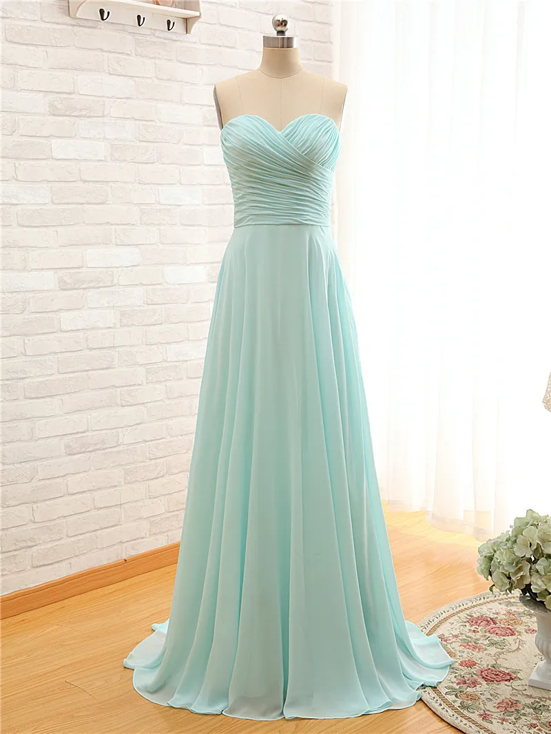 Mint Evening Dress Long Formal Party Dresses Chiff...