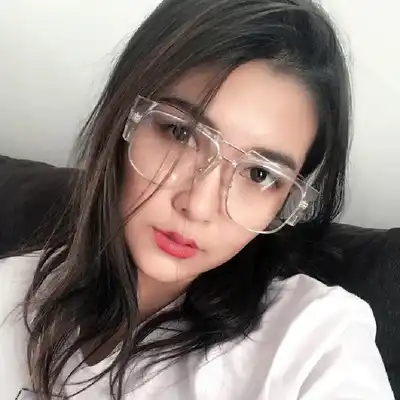 plastic clear glasses frames