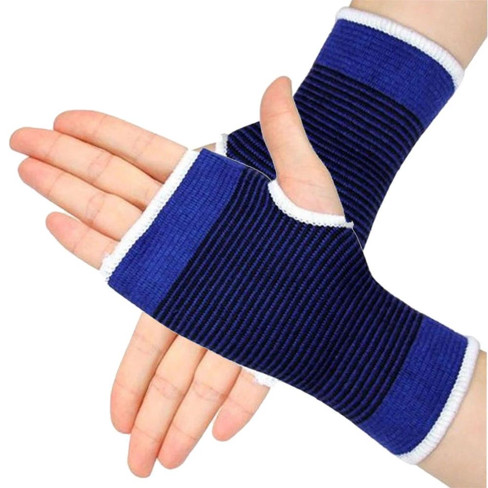 1Pair=2Pcs Flexible hand belt Palm Wrist Hand Support Glove Elastic