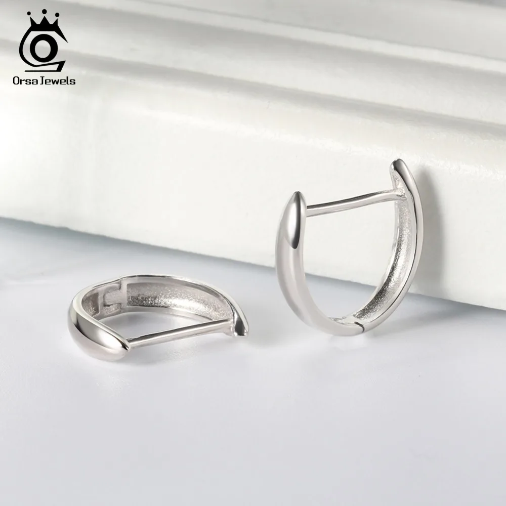 ORSA JEWELS женские серьги кольца из настоящего серебра 925 пробы отличные