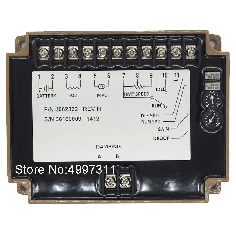 

Chinese Factory Quality speed control 3062322/Speed Governor 3062322 Unit for Diesel Generator