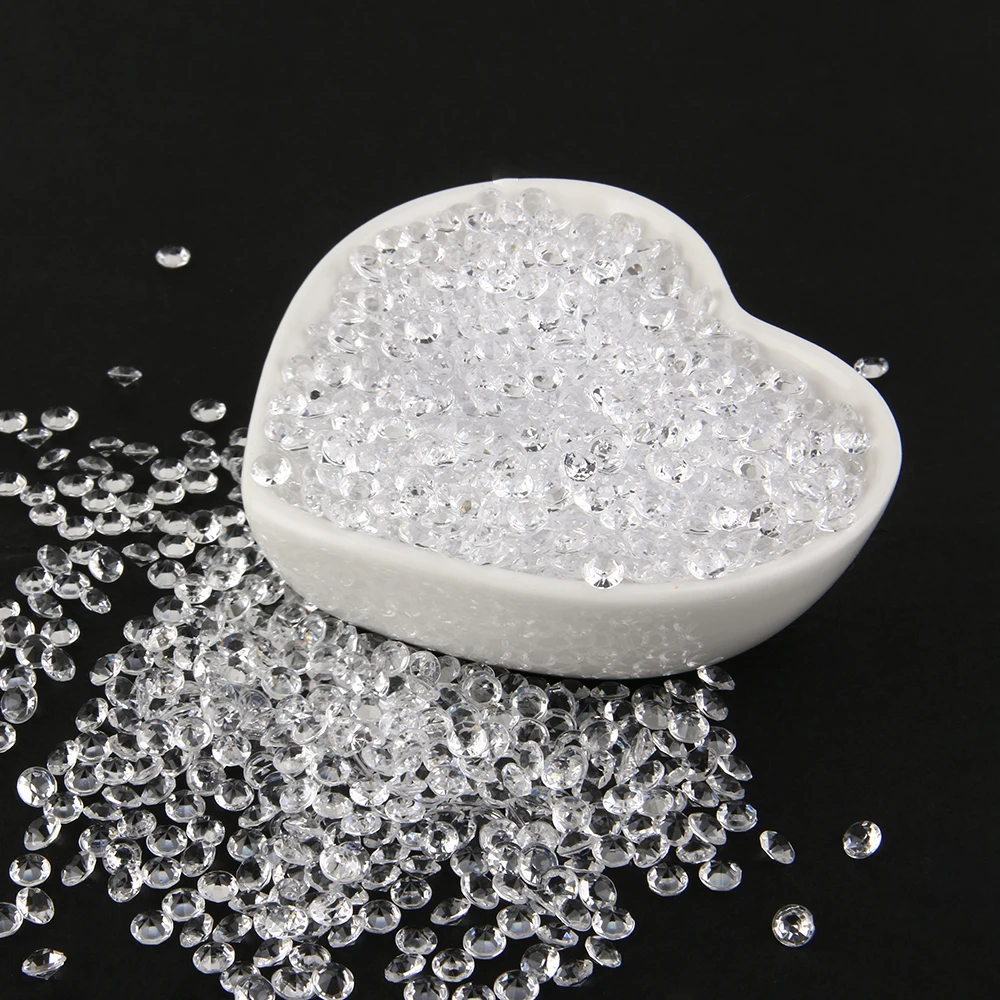 

2000pcs/Pack 4.5mm Wedding Decoration Crystals Diamond Table Confetti Party Supplies DIY Multicolor Wedding Party Decoration