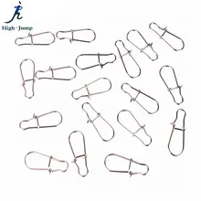 200 шт. рыбалка с двойным замком соединитель-защелка Дуо-замок приманка Нержавеющая сталь рыбалка с двойным замком соединитель-защелка быстросменный соединитель