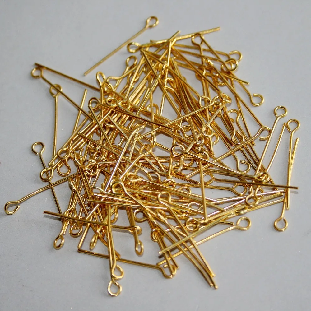 wamami 10g 24mm Golden Eye Pins Plated For BJD Dollfie Jewelry Finding DIY Craft