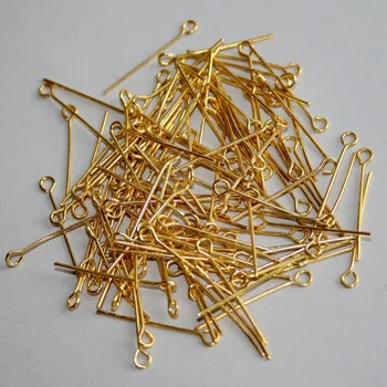 

[wamami] 10g 24mm Golden Eye Pins Plated For BJD Dollfie Jewelry Finding Diy Craft