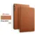 Wooden PU Leather Case Folio Stand Case Smart With Auto Sleep /Wake UP Cover For Apple Ipad 2/3/4 9.7Inch