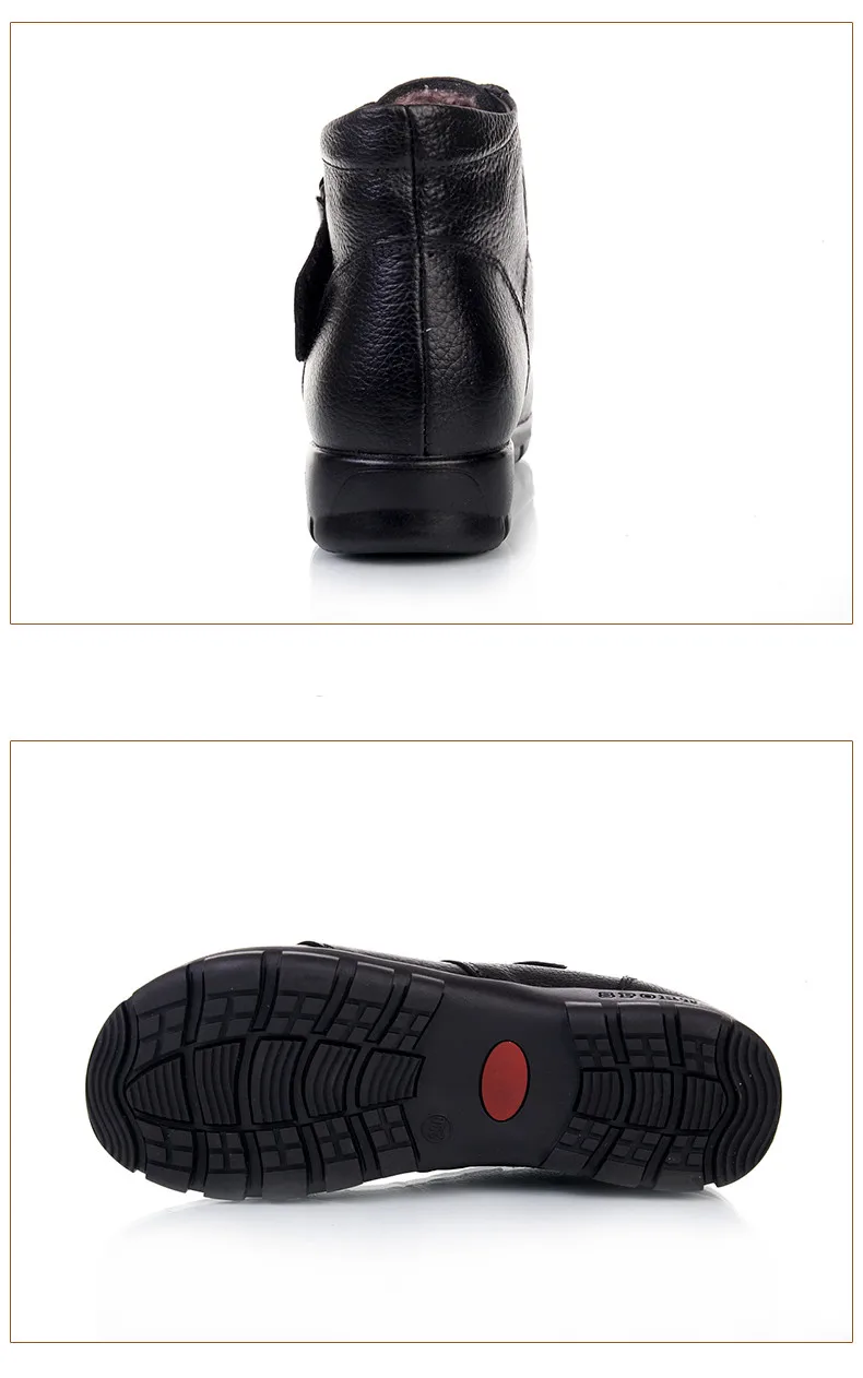 botas de tornozelo casuais mulheres quentes sapatos de mãe botas femininas