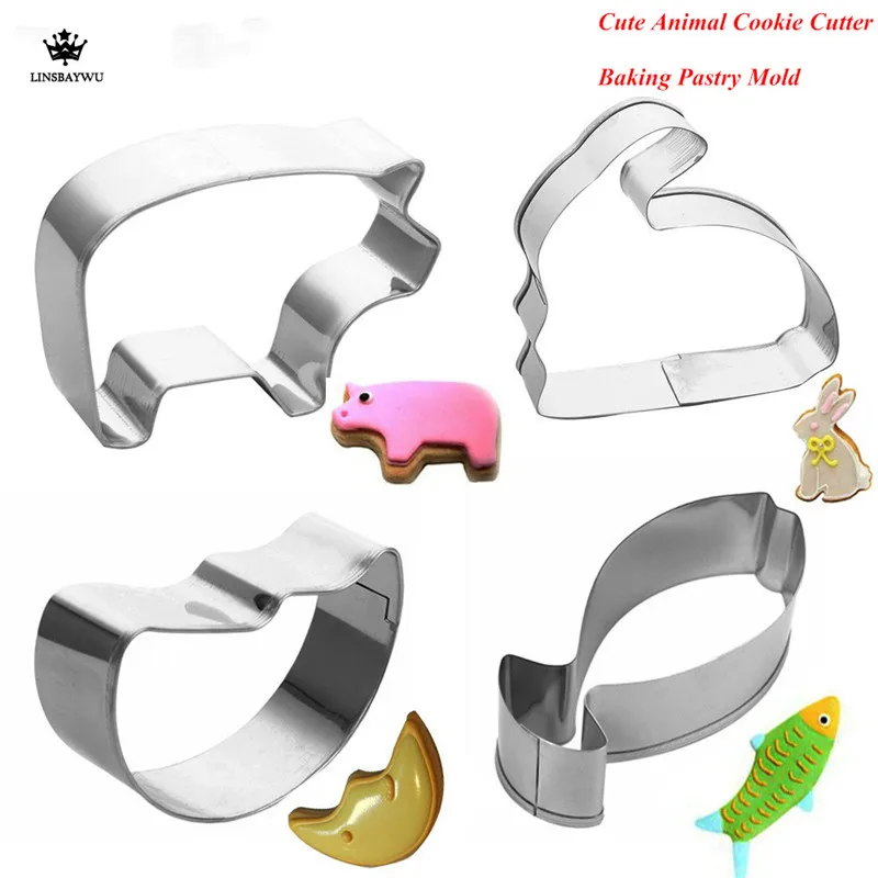 

Multi Shape Cookie Cutter Premium Stainless Steel Pastry Baking Mould Biscuit Decoration Mold cake Decorating Tool