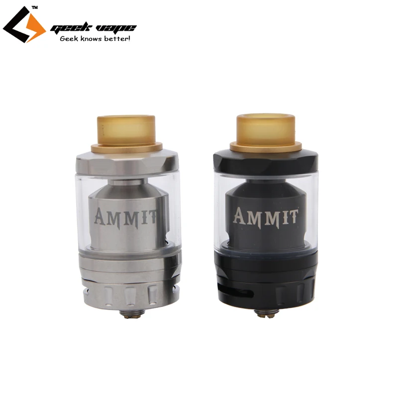 Geekvape Ammit двойная катушка версия 3 мл/6 мл RTA атомайзер поддерживает как двойную так