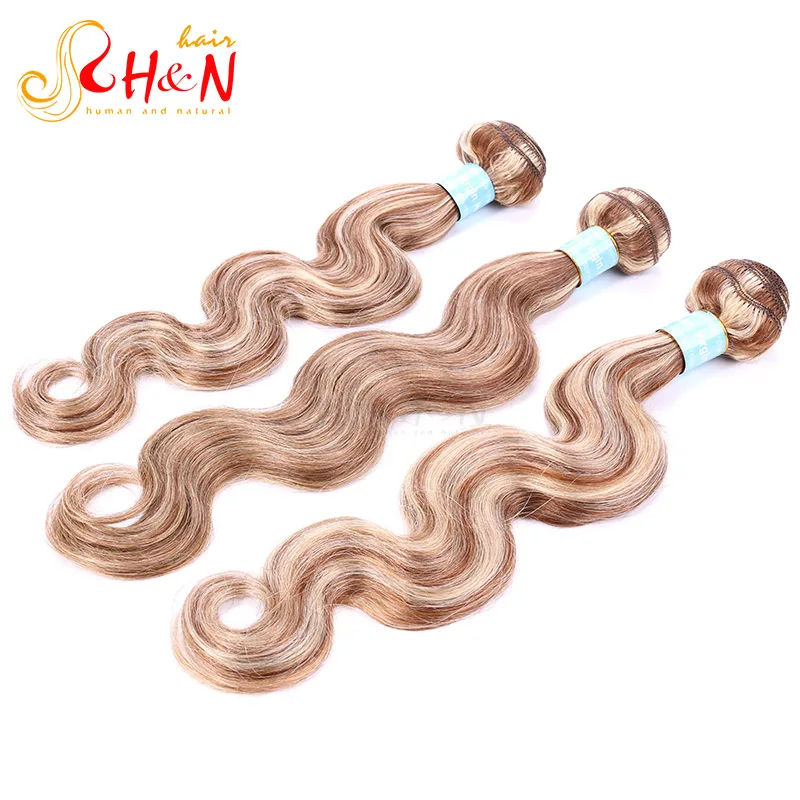 Piano Hair Weave Bundles Body Wave Malaysian Virgin Hair Extensions