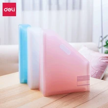 Deli A4, расширяющаяся папка, многослойная Сумка, коробка для хранения канцелярских принадлежностей, большая емкость, органайзер для документов, для школы, офиса, держатель для файлов