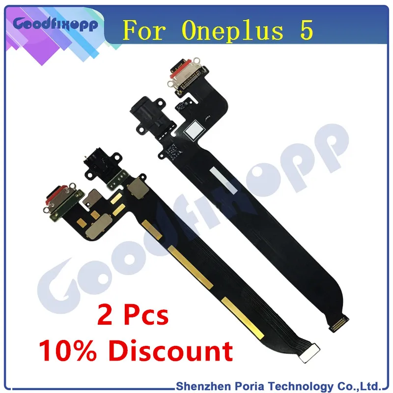 

1 Pcs Cable For OnePlus 5 USB Charger Charging Port Dock Connector Flex Cable Module Board Microphone For OnePlus 5