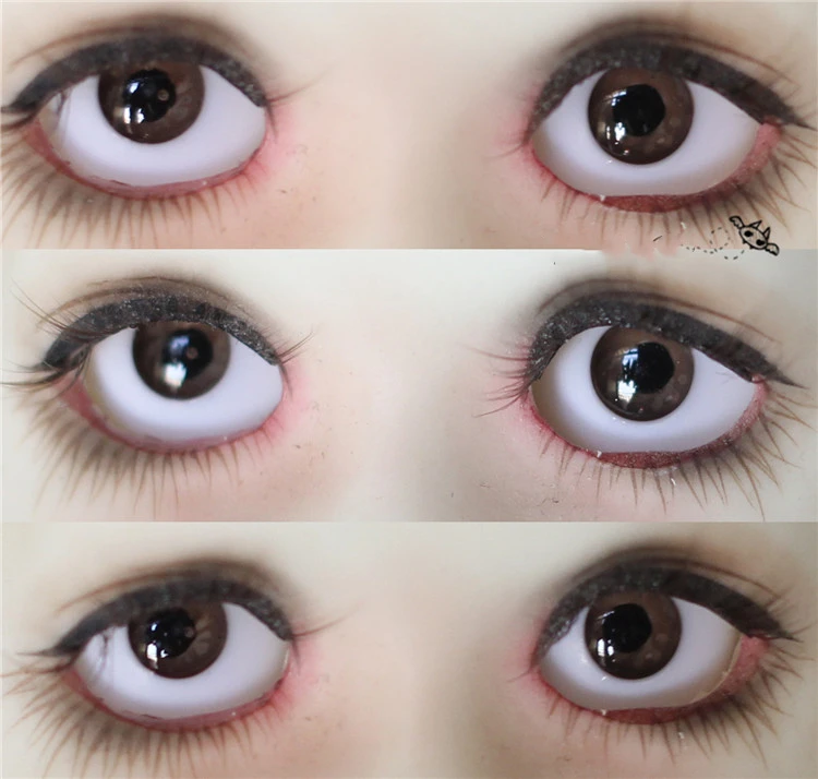 

1/3 1/4 1/6 BJD Eyes Eyeball 8 10 12 14 16mm Brown Eyes doll Accessories for BJD/SD Doll