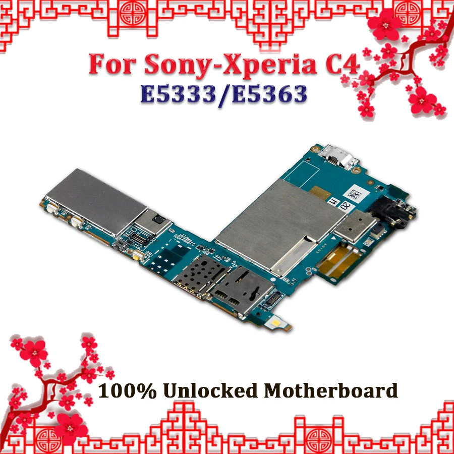 

High Quality Full Functional Motherboard Mainboard Logic Board For Sony Xperia C4 E5333 E5363 E5303 Motherboard With Full Chips