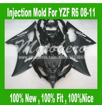 

Injection fairing for Yamaha YZF R6 2008 2009 2010 2011 YZFR6 08 09 10 11 YZF600 R6 08 09 10 11 fairing kits YZF-R6 08-11 black