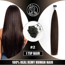 Сказочные волосы remy 0,8 г/локон 1" 18" 2" кератин I Tip волосы для наращивания настоящие бразильские девственные Remy Предварительно скрепленные человеческие волосы для наращивания