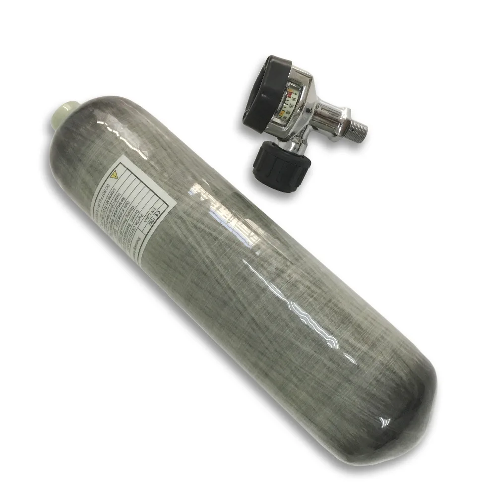 AC10321 Scuba Diving Bottle 4500psi 30Mpa 3LCE PCP Carbon Fiber Scuba Tank Pcp Air Rifle Pcp Air Compressor Composite Cylinder