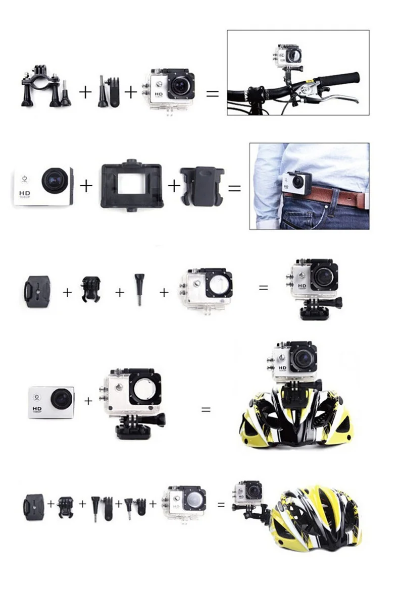 720P(HD) 500W Pixel широкоугольная Водонепроницаемая камера для путешествий и дайвинга для улицы многофункциональная DV Vlog Водонепроницаемая камера Sheel