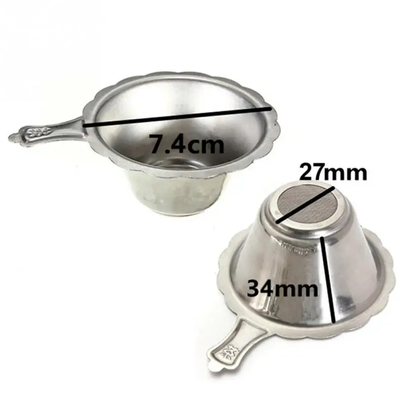 Tea Drinking Infuser Strainer with Fine Mesh for Teapot Tea Set Coffee&Tea Tools for Brewing Tea Leaf Spice Filter