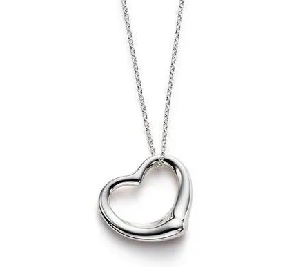 

Women's Chain and Heart Pendant Necklace Jewelry Both Silver and Gold Available