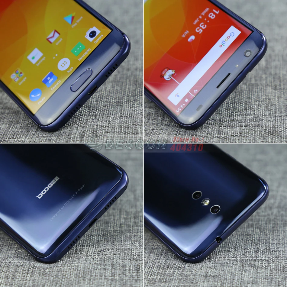 Original Doogee BL5000 Mobile Phone 4GB RAM 64GB ROM 5050mah Quick Charge 13MP Front Touch ID MT6750T 4G Smartphone In Stock