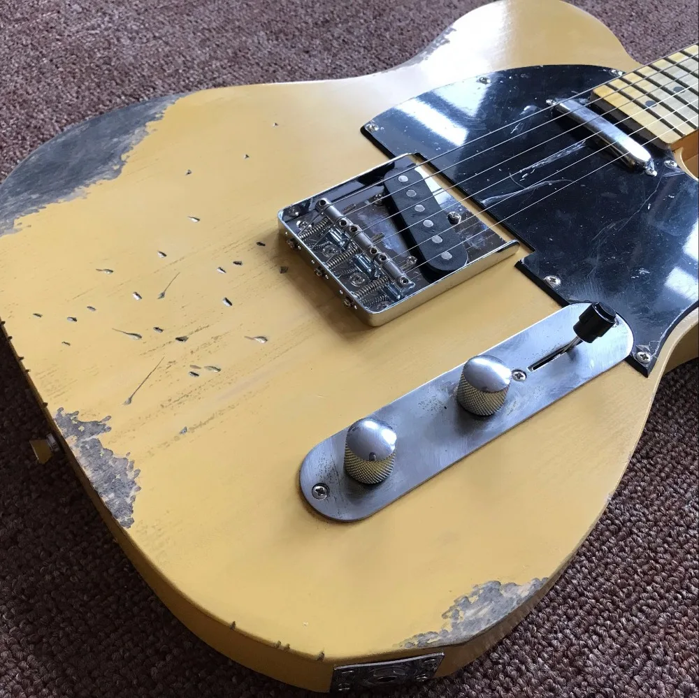 Best NEW!High Quality tele guitar Ameican electric Guitar stock TELE Electric Guitar milk white Best NEW!High Quality tele guitar Ameican electric Guitar stock TELE Electric Guitar milk white
