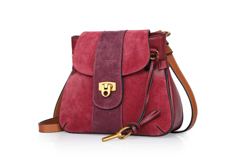 

Nesitu High Quality Fashion Designer Split Leather Small Women Messenger Bags Shoulder Bag female Lady M0849