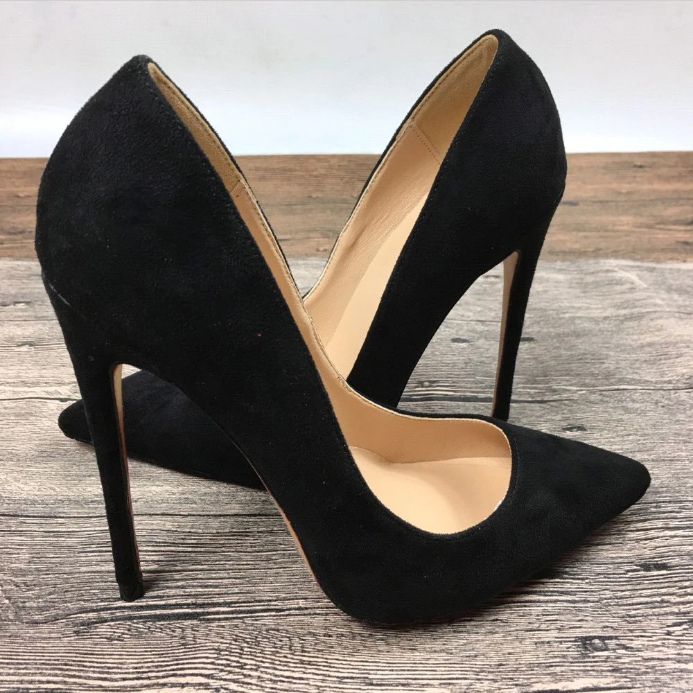 Новые женские черные туфли на высоком каблуке; Эксклюзивная брендовая профессиональная обувь; женские туфли на высоком каблуке 10 см; 12 см; закрытый носок