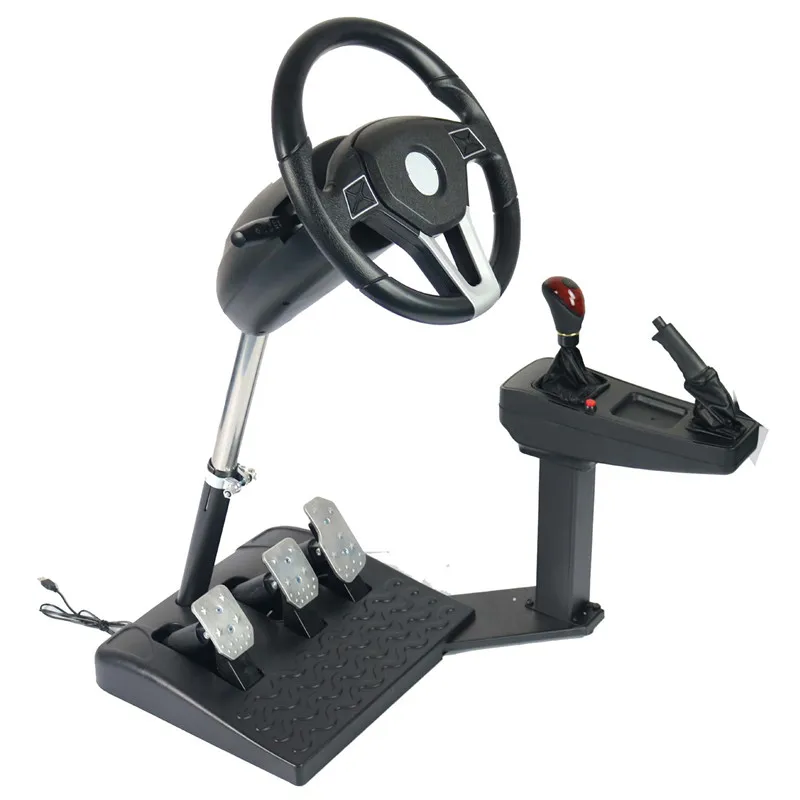 English school Emulate Computer game steering wheel car driving simulator training aircraft automob